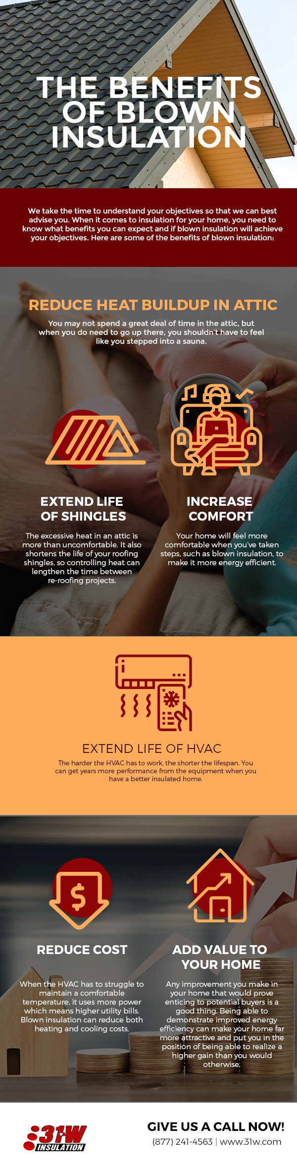 The Benefits of Blown Insulation [infographic]