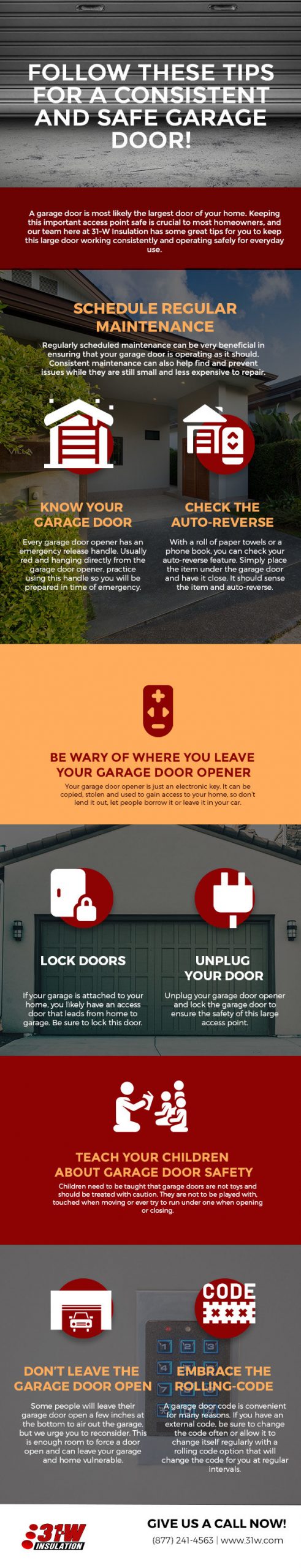 Follow These Tips for a Consistent and Safe Garage Door! [infographic]
