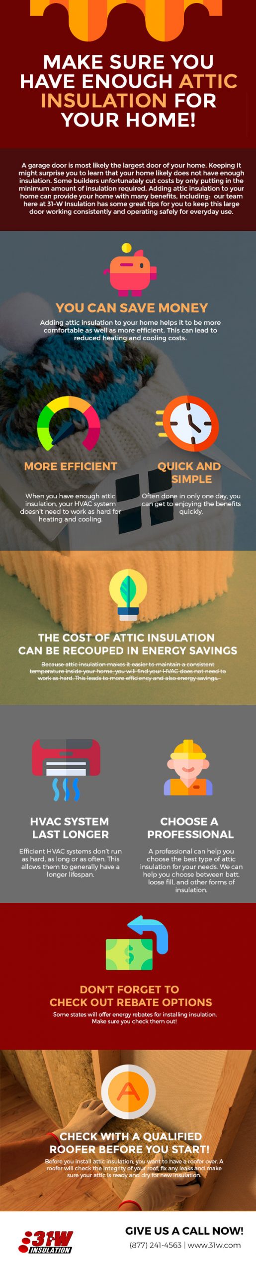 Make Sure You Have Enough Attic Insulation for Your Home! [infographic]