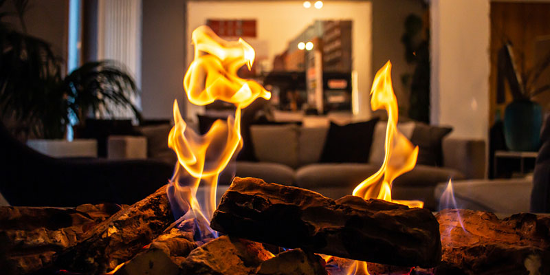 Our Fireplace Logs Will Give You the Perfect Cozy Fire On-Demand